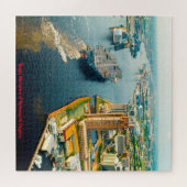 We houden van Portsmouth Virginia. Jigzaag Puzzle Legpuzzel (Horizontaal)