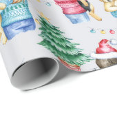 We houden van puppies Christmas Cadeaupapier (Rol Hoek)