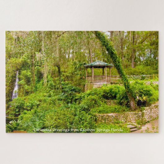 We houden van regenboogbewegingen in Florida Jigza Legpuzzel (Horizontaal)