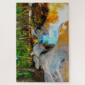 We houden van Rushing Water Gorge New Hampshire Legpuzzel (Verticaal)