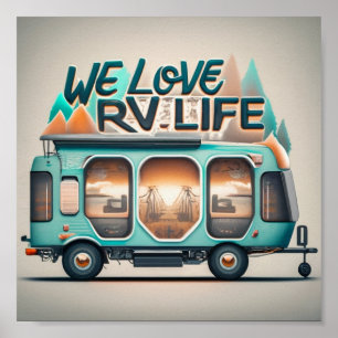 We houden van RV Life Poster