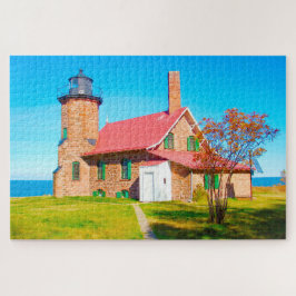 We houden van Sand Island Wisconsin. Legpuzzel