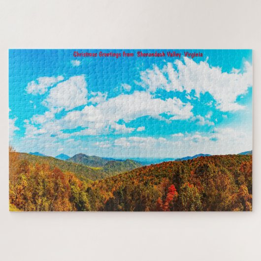 We houden van Shenandoah Valley Virginia. Jigzaag  Legpuzzel (Horizontaal)