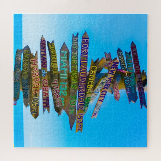 We houden van Sign Posts in Florida Legpuzzel (Horizontaal)