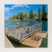 We houden van Snake River Ferry Wyoming. Legpuzzel (Verticaal)