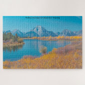 We houden van Snake River Wyoming Jigzaag Puzzle Legpuzzel (Horizontaal)
