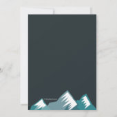 We houden van sneeuwuitnodiging kaart (Achterkant)