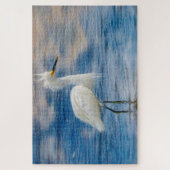 We houden van Snowy Egrets in Florida Legpuzzel (Verticaal)