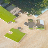 We houden van staatskapitol Des Moines Iowa. Legpuzzel (Zijkant)