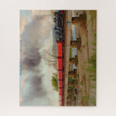 We houden van stoomtreinen in Nieuw-Zeeland Legpuzzel (Verticaal)