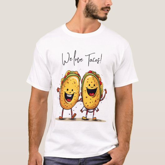 We houden van Tacos T-shirt (Voorkant)