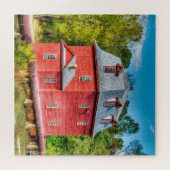 We houden van The Big Otter Mill Virginia. Legpuzzel (Horizontaal)