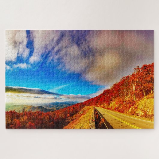 We houden van The Blue Ridge Mountains Virginia Legpuzzel (Horizontaal)