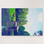We houden van The Mill Pond Virginia. Legpuzzel (Horizontaal)