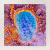 We houden van Thermal Spring Wyoming. Legpuzzel (Horizontaal)