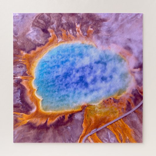 We houden van Thermal Spring Wyoming. Legpuzzel (Verticaal)