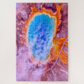 We houden van Thermal Springs Wyoming. Jigzaag Puz Legpuzzel (Verticaal)