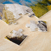 We houden van Tranquility Lake Wyoming. Legpuzzel (Zijkant)