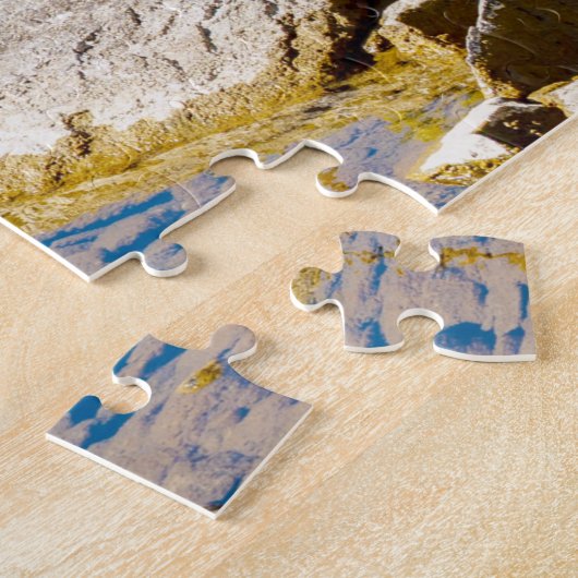 We houden van Tranquility Lake Wyoming. Legpuzzel (Zijkant)