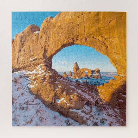 We houden van Turret Arch Utah Legpuzzel (Verticaal)