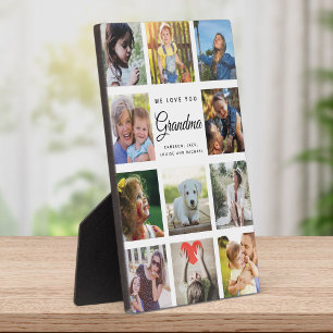 WE HOUDEN VAN U GRAMA Modern Instagram Photo Colla Fotoplaat