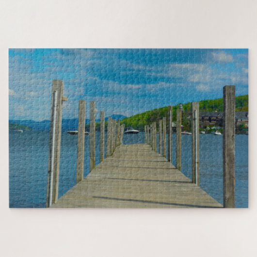 We houden van Vinnipausake Lake New Hampshire Legpuzzel (Horizontaal)