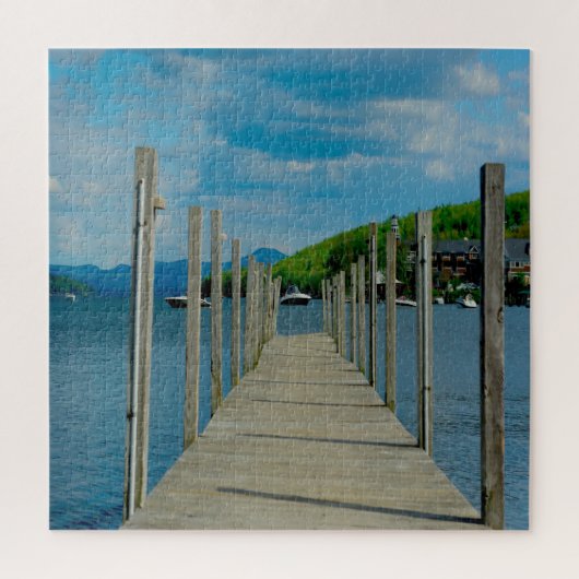 We houden van Vinnipausake Lake New Hampshire Legpuzzel (Verticaal)