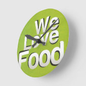 We houden van voedsel ronde klok (Hoek)