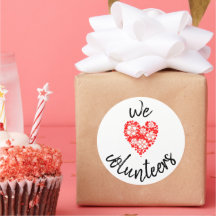 We houden van vrijwilligers die hun tokjes geven