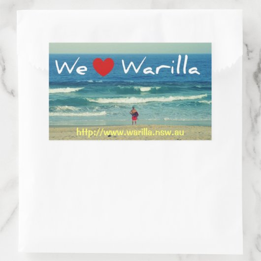 We houden van Warilla Sticker (Tas)