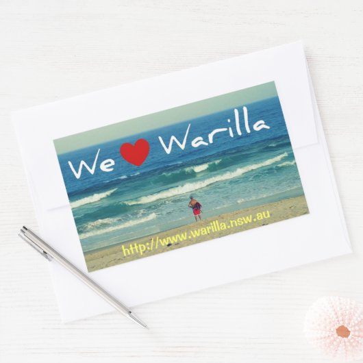 We houden van Warilla Sticker (Envelop)