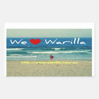 We houden van Warilla Sticker
