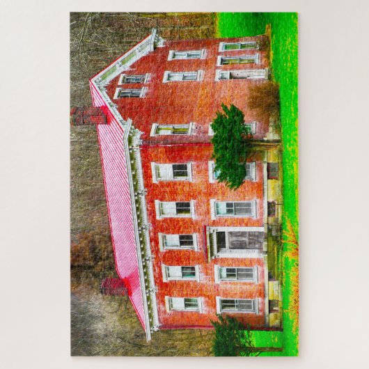 We houden van Wheeling West Virginia. Legpuzzel (Verticaal)