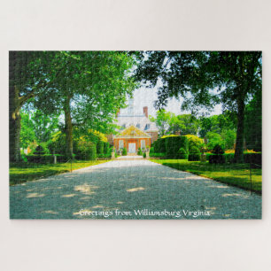 We houden van Williamsburg Virginia Jigsaw Puzzel