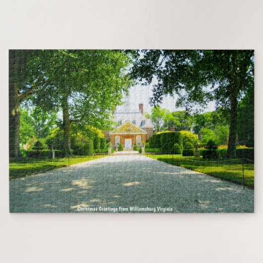 We houden van Williamsburg Virginia Jigzaag Puzzle Legpuzzel (Horizontaal)