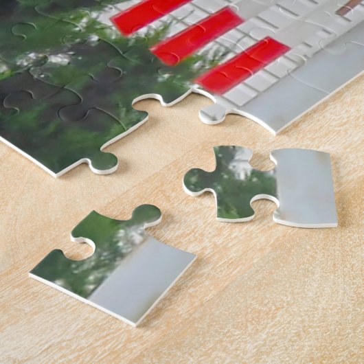 We houden van  windmolens Iowa. Legpuzzel (Zijkant)