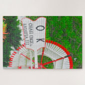 We houden van  windmolens Iowa. Legpuzzel (Horizontaal)