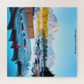 We houden van Wyoming. Jigzaag Puzzle Legpuzzel (Horizontaal)