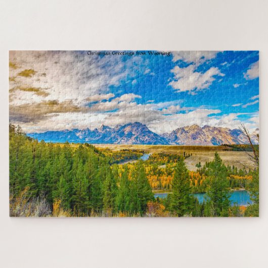 We houden van Wyoming Jigzaag Puzzle Legpuzzel (Horizontaal)
