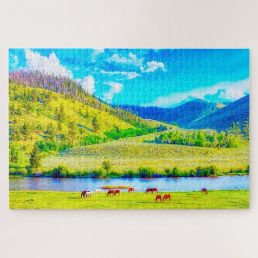 We houden van Wyoming Legpuzzel (Horizontaal)