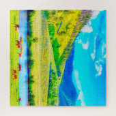 We houden van Wyoming. Legpuzzel (Horizontaal)