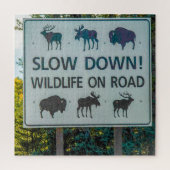 We houden van Wyoming. Legpuzzel (Verticaal)