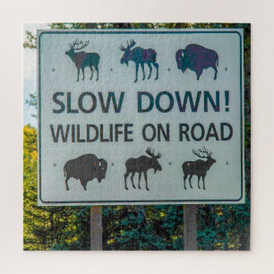 We houden van Wyoming. Legpuzzel