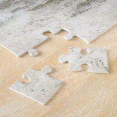 We houden van Yellowstone Lake Wyoming. Jigzaag Pu Legpuzzel (Zijkant)