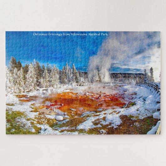 We houden van Yellowstone National Park Legpuzzel (Horizontaal)