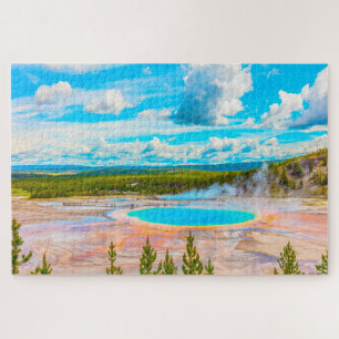 We houden van Yellowstone Wyoming Legpuzzel
