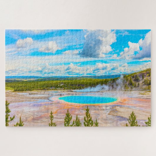 We houden van Yellowstone Wyoming Legpuzzel (Horizontaal)