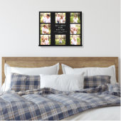 We houden van You Grandpa & Grandma Photo Collage  Canvas Afdruk (Insitu (Slaapkamer))