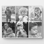 We houden van You Grandpa Names Photo Collage Fotoplaat (Voorkant)