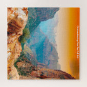 We houden van Zion Park Utah Jigzaag Puzzle Legpuzzel (Horizontaal)